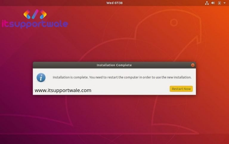 How To Install Ubuntu 18.04 LTS Desktop With Screenshots - ITSupportWale